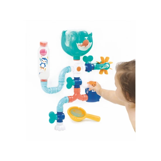 S vodním mlýnkem do koupele Medvídek bude koupání oblíbenou činností vašich dětí.