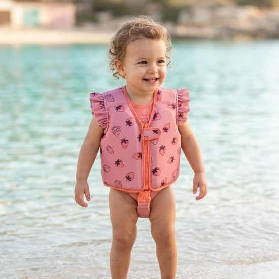 Plavecká vesta Swim Essentials Strawberry pro děti 1–2 roky