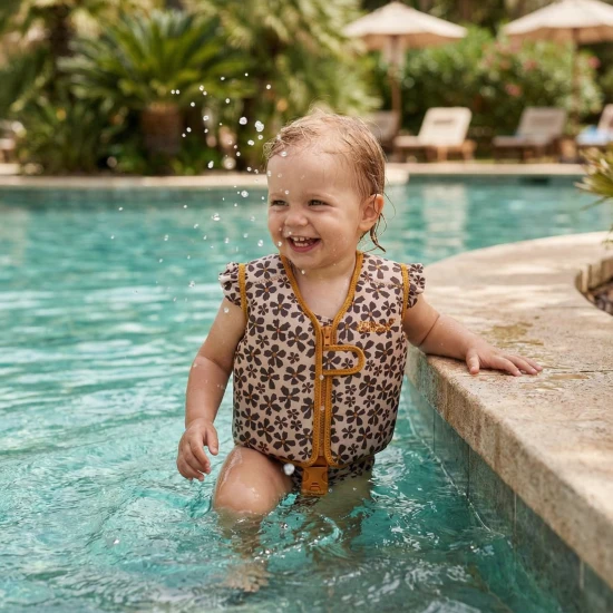 Plavecká vesta Swim Essentials Wild Flower pro děti 1–2 roky