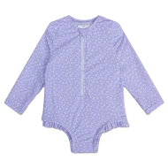 Plavky s dlouhým rukávem s UPF 50+ Lila Leopard Plavky s dlouhým rukávem s UPF 50+ Lila Leopard