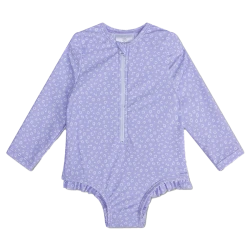 Plavky s dlouhým rukávem s UPF 50+ Lila Leopard Plavky s dlouhým rukávem s UPF 50+ Lila Leopard