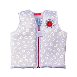 Plovací vesta pro děti Lila Leopard 3–5 let