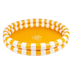 Nafukovací bazén pro děti Proužky žlutý 100 cm