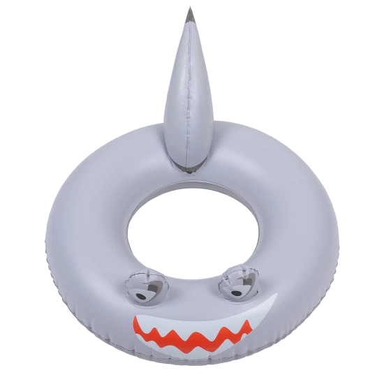Originální nafukovací kruh pro děti od Swim Essential s motivem žraloka s ploutví a očima je svou velikostí určený přibližně pro děti od 3 do 6 let. 