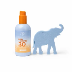 Set Opalovací sprej Sensitive SPF 30 200 ml a Houbička na nanášení opalovacího krému Slon