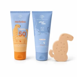 Set pro bezpečné opalování SPF 50+ Leopard