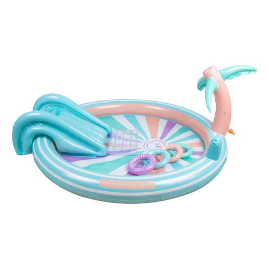 Dětský nafukovací bazén se skluzavkou Duha Swim Essentials 
