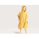 Dětské ručníkové pončo s kapucí Proužky žlutý Swim Essentials
