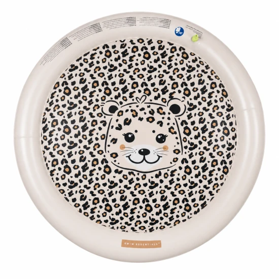 Dětská nafukovací brouzdaliště Swim Essentials Beige Leopard pro letní zábavu na zahradě