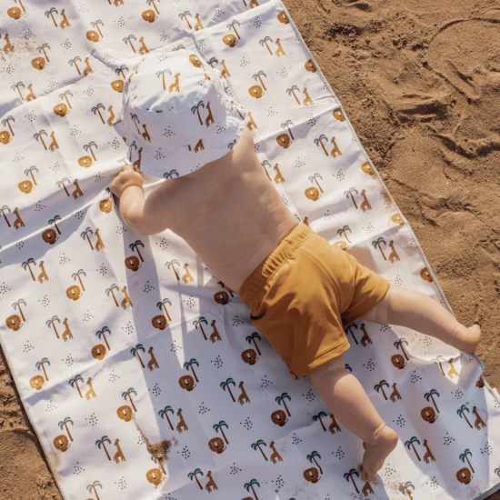 Dětský plážový ručník z mikrovlákna Jungle 135 x 65 cm od Swim Essentials
