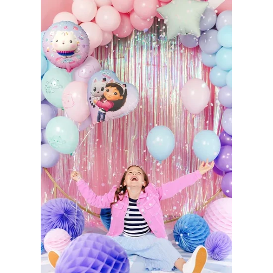 Narozeninová výzdoba s Gabby's Dollhouse, která zazáří