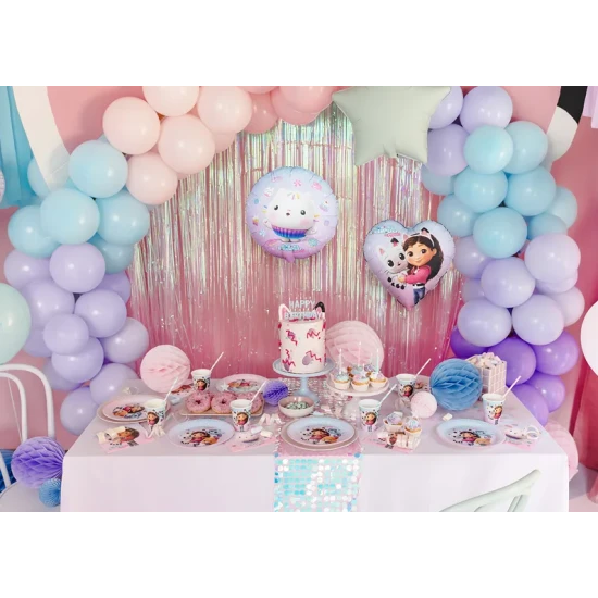 Narozeninová výzdoba s Gabby's Dollhouse, která zazáří