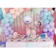 Narozeninová výzdoba s Gabby's Dollhouse, která zazáří
