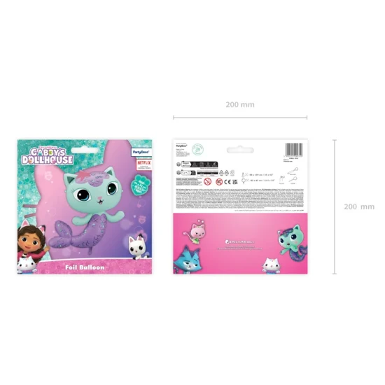 Narozeninová výzdoba s Gabby's Dollhouse, která zazáří