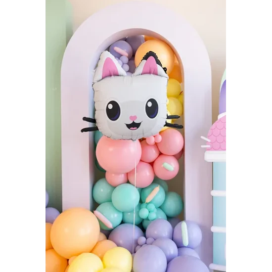 Roztomilá dekorace Gabby's Dollhouse na párty a oslavy