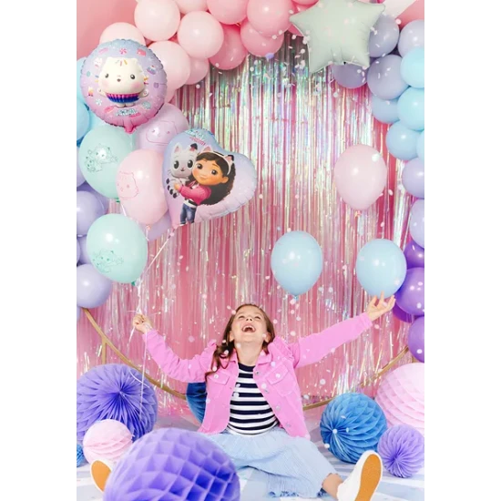 Narozeninová výzdoba s Gabby's Dollhouse, která zazáří