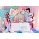 Narozeninová výzdoba s Gabby's Dollhouse, která zazáří