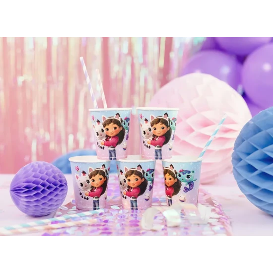 Narozeninová výzdoba s Gabby's Dollhouse, která zazáří