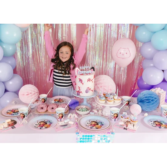 Narozeninová výzdoba s Gabby's Dollhouse, která zazáří