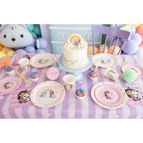 Narozeninová výzdoba s Gabby's Dollhouse, která zazáří