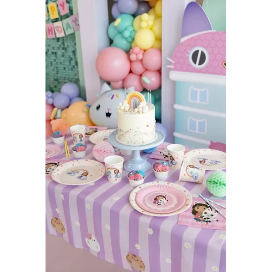 Narozeninová výzdoba s Gabby's Dollhouse, která zazáří