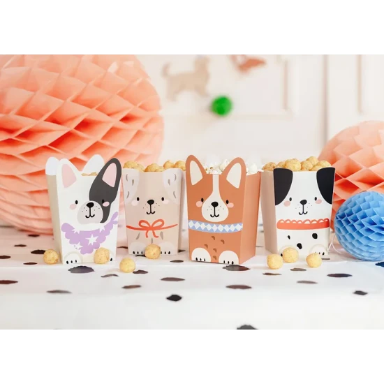 Krabičky na občerstvení Psi na dětskou narozeninovou party