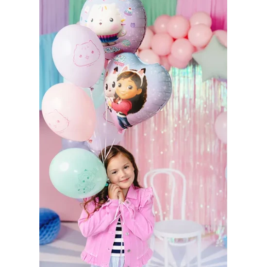 Narozeninová výzdoba s Gabby's Dollhouse, která zazáří