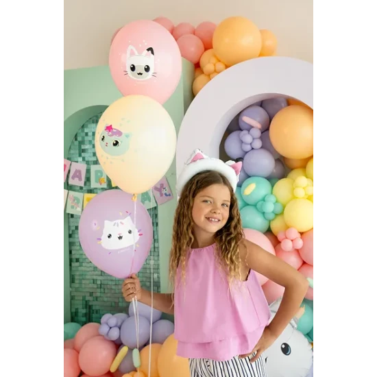 Narozeninová výzdoba s Gabby's Dollhouse, která zazáří