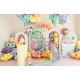 Narozeninová výzdoba s Gabby's Dollhouse, která zazáří
