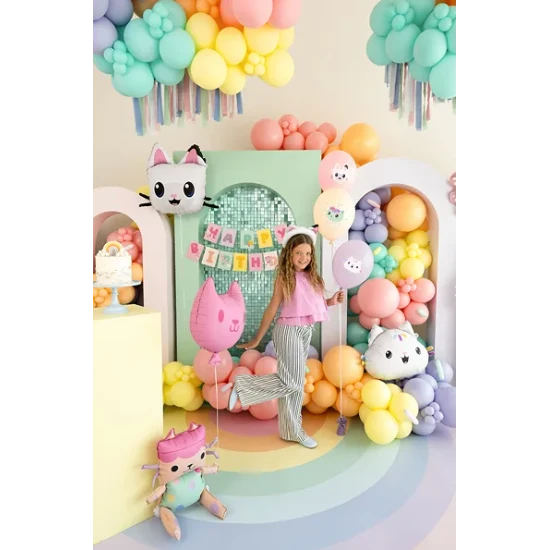 Narozeninová výzdoba s Gabby's Dollhouse, která zazáří