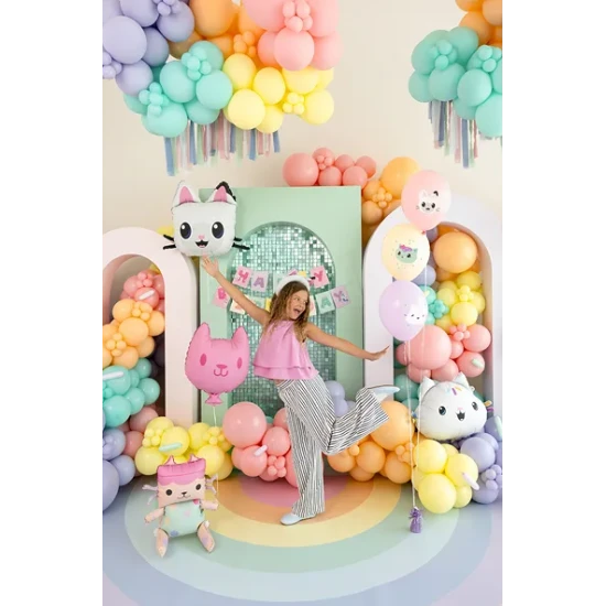 Narozeninová výzdoba s Gabby's Dollhouse, která zazáří