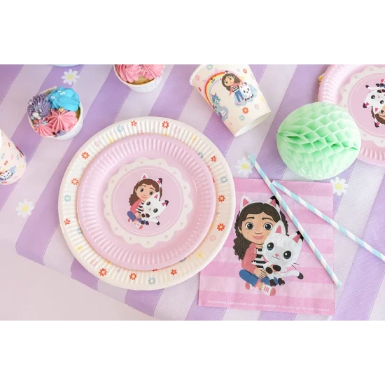 Narozeninová výzdoba s Gabby's Dollhouse, která zazáří