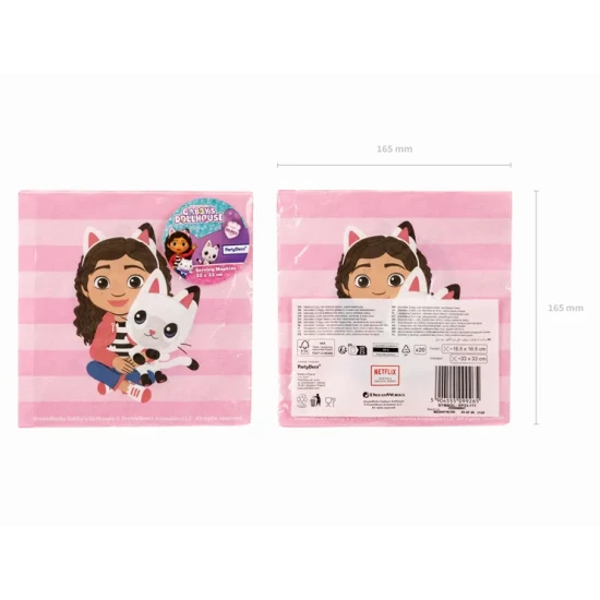 Narozeninová výzdoba s Gabby's Dollhouse, která zazáří