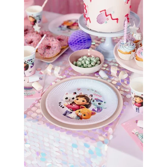 Narozeninová výzdoba s Gabby's Dollhouse, která zazáří