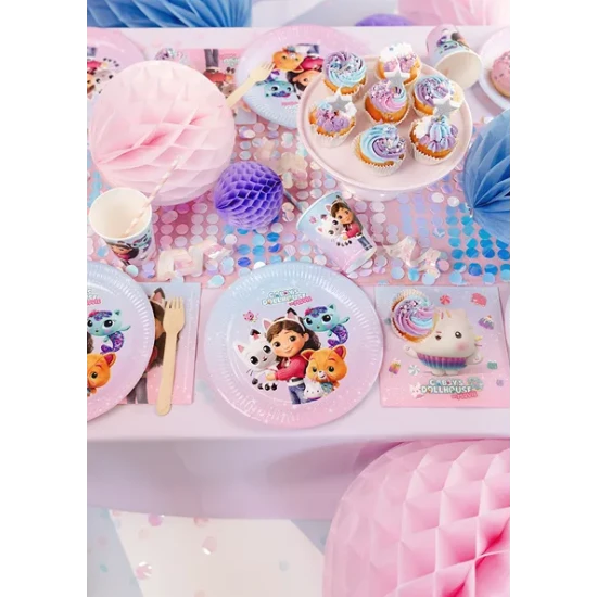 Narozeninová výzdoba s Gabby's Dollhouse, která zazáří