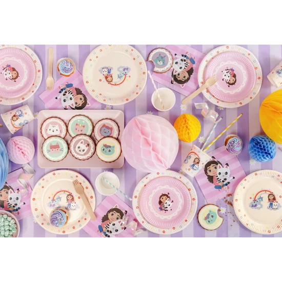 Narozeninová výzdoba s Gabby's Dollhouse, která zazáří