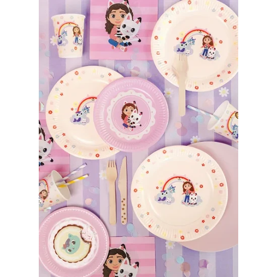 Narozeninová výzdoba s Gabby's Dollhouse, která zazáří