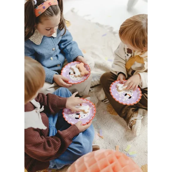 Papírové talíře Dalmatin na dětskou narozeninovou party