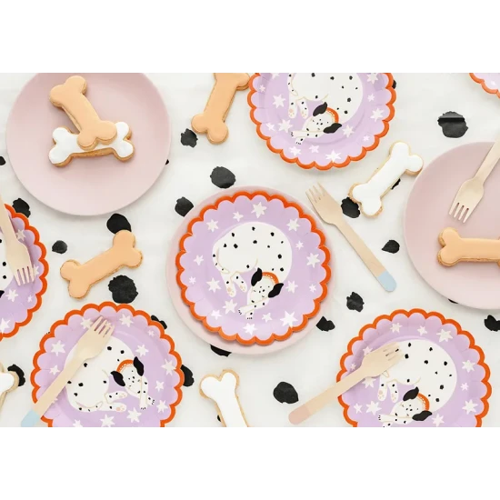 Papírové talíře Dalmatin na dětskou narozeninovou party