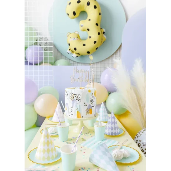 Balónek Číslo 3 Gepard