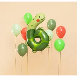 Balónek Číslo 6 Želva 75x96 cm