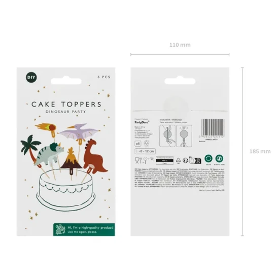 Dinosauří košíčky rozveselí vaši párty!