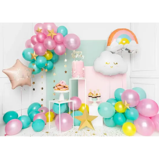 Sada 6 kusov cupcakes v jemných pastelových odstínoch oživí každú detskú oslavu.