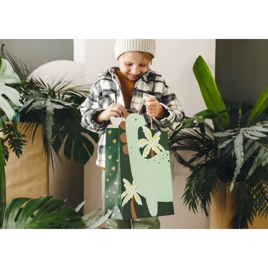 Darujte dětem dárky ve velkém stylu s dárkovou taškou Dinosaurus!