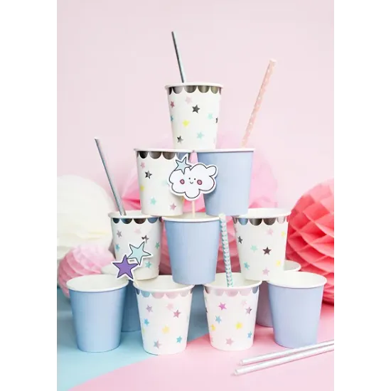 Party Deco Ozdoby na dort Jednorožec 5 ks Ozdobte narozeninový dort krásnými jednorožci od Party Deco.