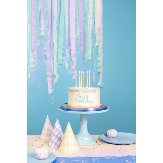 Party Deco Svíčky Pastelové 6 ks Narozeninové svíčky v pastelových barvách pro malého oslavence.
