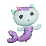 Balón Gabby's Dollhouse MerCat 80x82 cm Balón Gabby's Dollhouse MerCat 80x82 cm