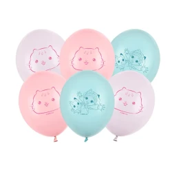 Balónky Gabby's Dollhouse 6 ks 27 cm