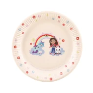 Talíře Gabby's Dollhouse Duha 6 ks 23 cm
