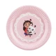 Papírové talíře Gabby’s Dollhouse s barevným motivem